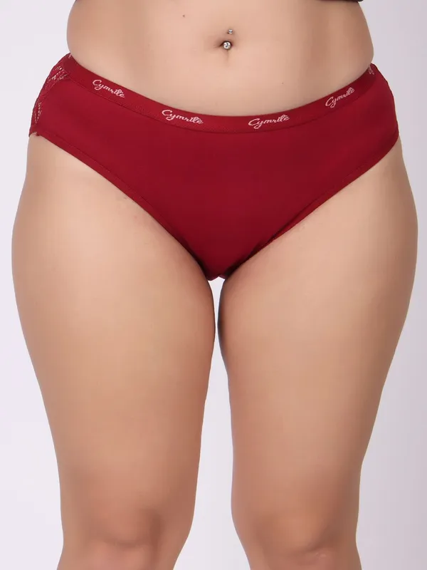 Cymrite_Women_Hipster_Maroon_Panty