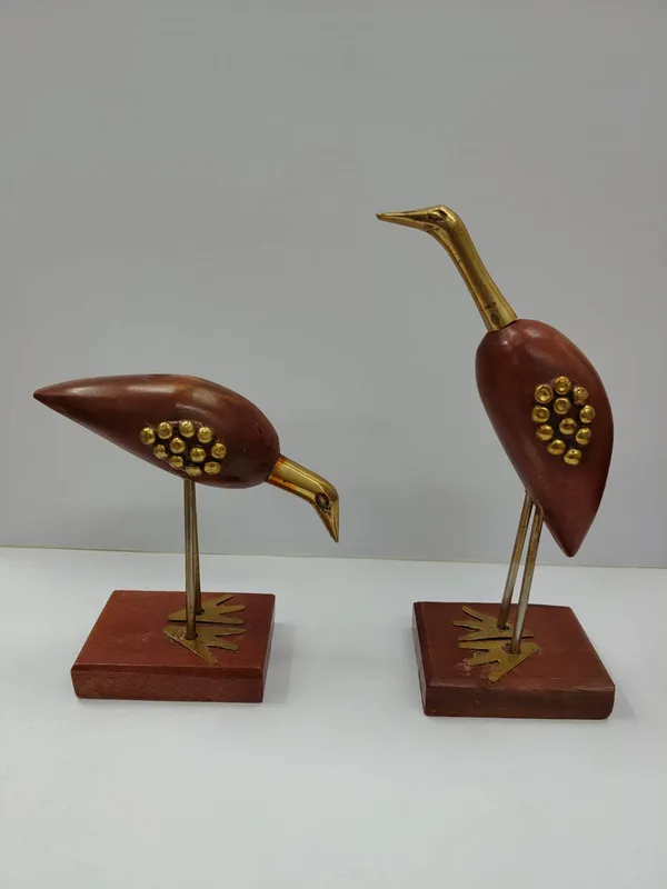 Wooden_Brass_Accent_Decorative_Bird_Figurines_Set_Of_2