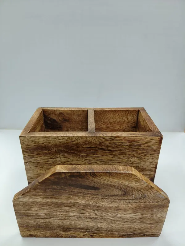 Wooden_Desk_Organizer_Box_With_Sliding_Lid_And_Divider