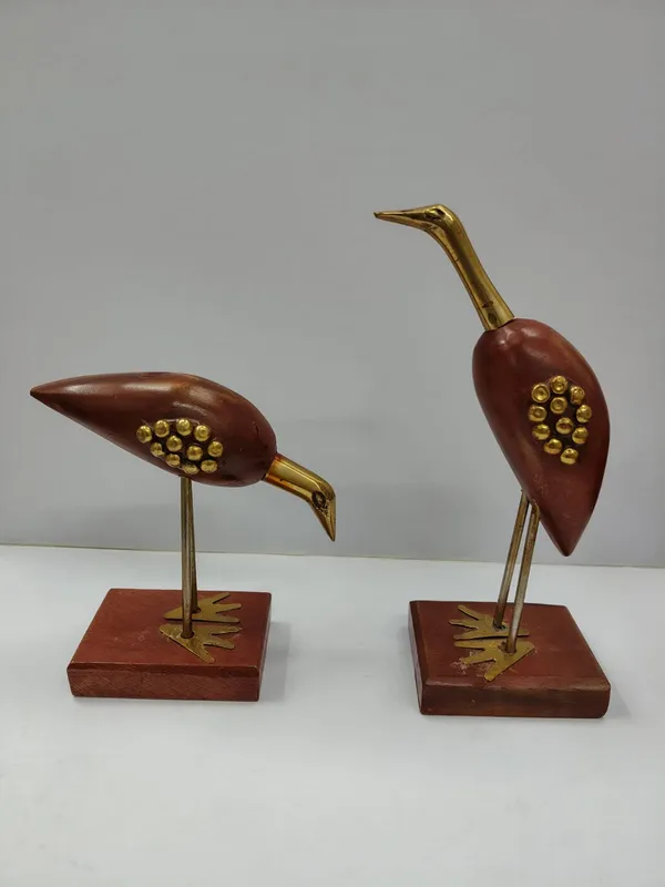Wooden_Brass_Accent_Decorative_Bird_Figurines_Set_Of_2