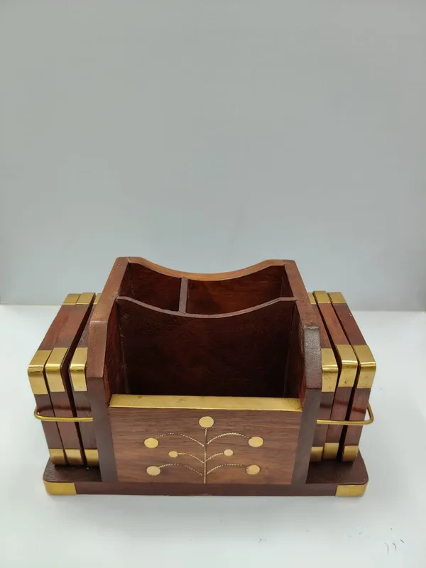 Wooden_Brass_Inlay_Multi-Compartment_Desk_Stationery_Organizer