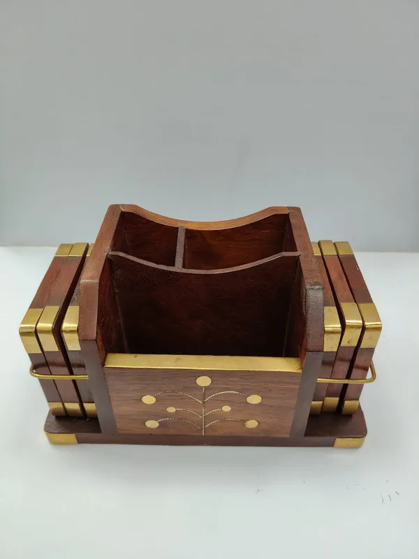 Wooden_Brass_Inlay_Multi-Compartment_Desk_Stationery_Organizer