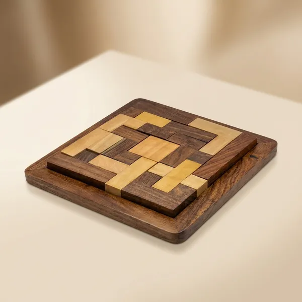 Wooden_Two-Tone_Tetris_Puzzle_Game