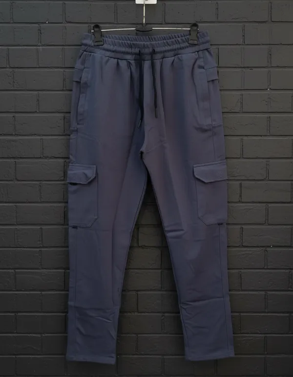 Urban_Drift_Grey_Cotton_Twill_Cargo_Joggers