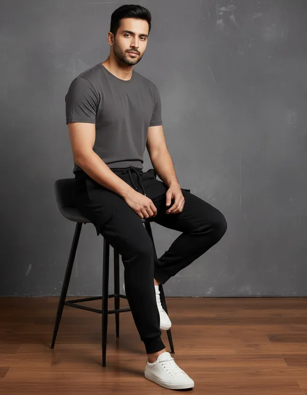 Urban_Shadow_Black_Cotton_Twill_Slim_Fit_Cargo_Joggers