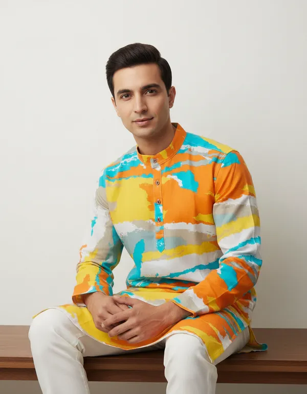 MENS_COTTON_DIGITAL_PRINT_KURTA