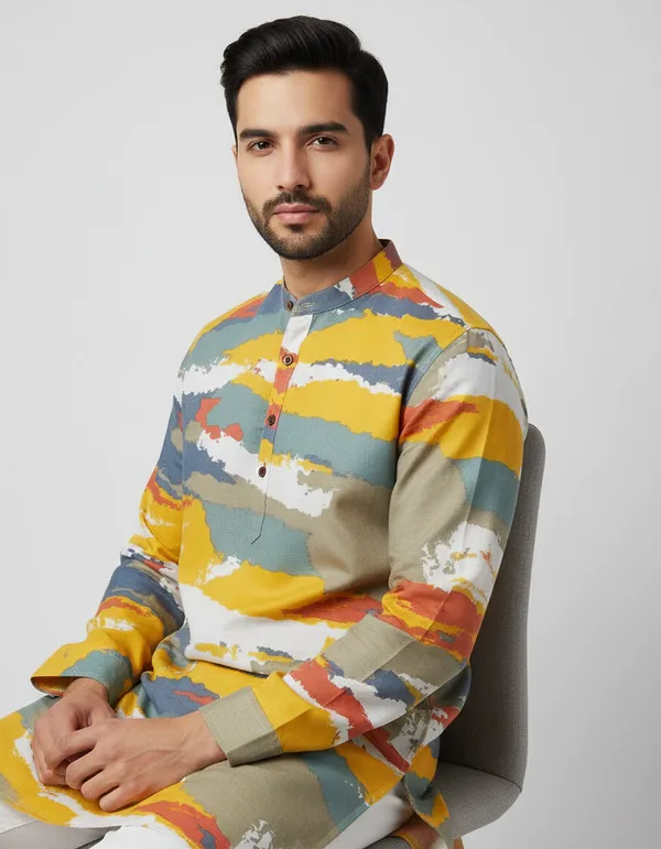 MENS_COTTON_DIGITAL_PRINT_KURTA