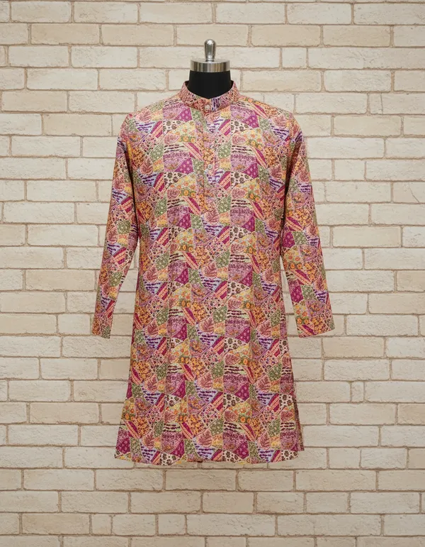 MENS_LAKHNAVI_DIGITAL_PRINT_KURTA