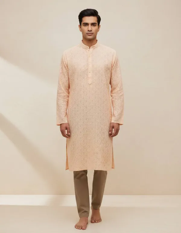MENS_LAKHNAVI_CHICKENKARI_KURTA