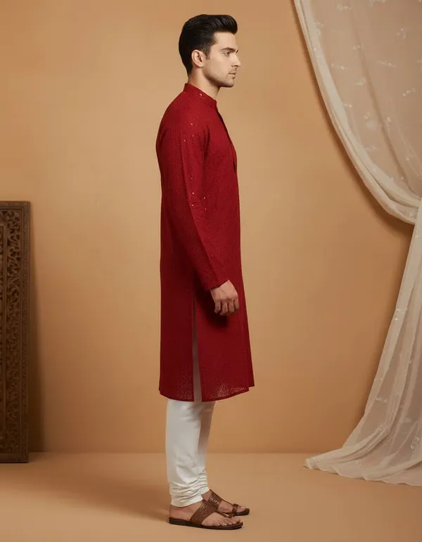 MENS_LAKHNAVI_CHICKENKARI_KURTA
