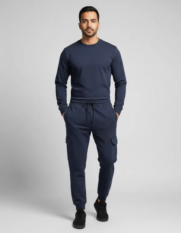 Midnight_Ranger_Navy_Blue_Cotton_Twill_Cargo_Track_Pants