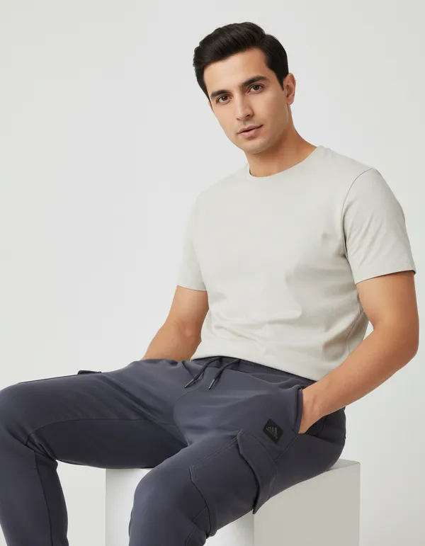 Urban_Drift_Grey_Cotton_Twill_Cargo_Joggers