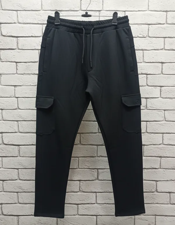 Urban_Shadow_Black_Cotton_Twill_Slim_Fit_Cargo_Joggers