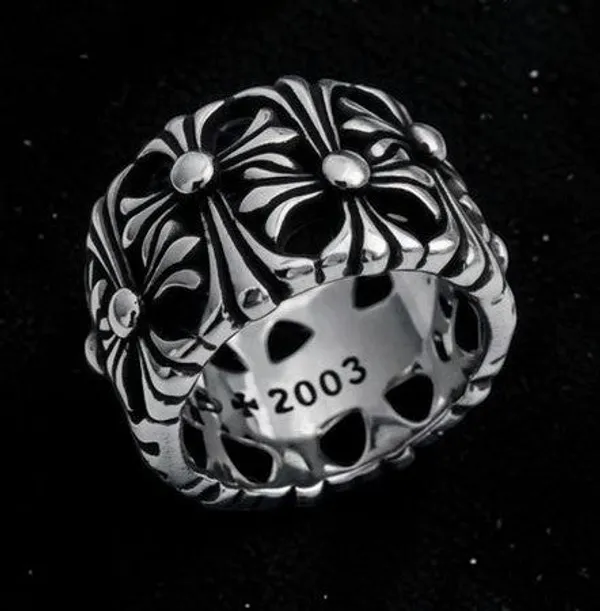 Silver_Titanium_Steel_Cross_Ring_For_Men