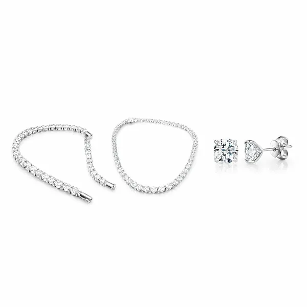Silver_Titanium_Steel_Bracelet,_chain_And_Studs_For_Men_Set_Of_3