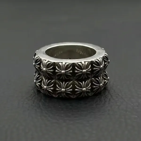 Silver_Titanium_Steel_Relic_Ring_For_Men