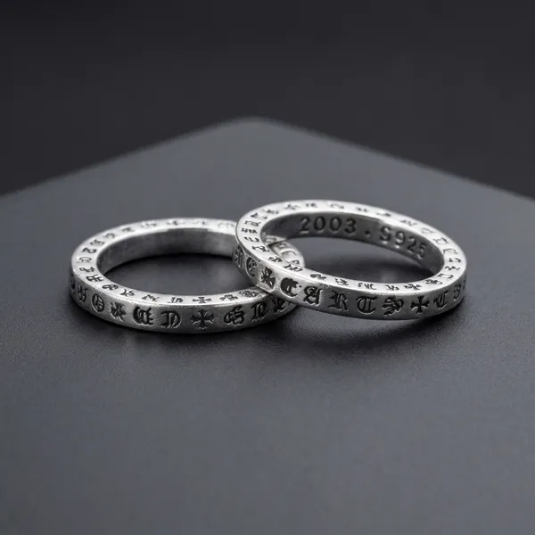 Silver_Titanium_Steel_Chrome_Script_Ring_For_Men