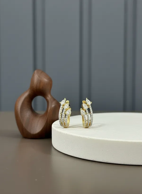 Gold_Cz_Marquise_Ear_Cuff_/_Clip_Earrings