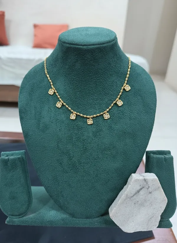 Gold_Multi-Charm_Square_Cz_Station_Necklace
