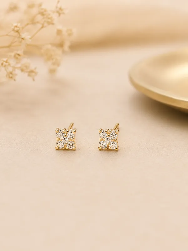 Tiny_Gold_Premium_Cz_Cluster_Stud_Earrings