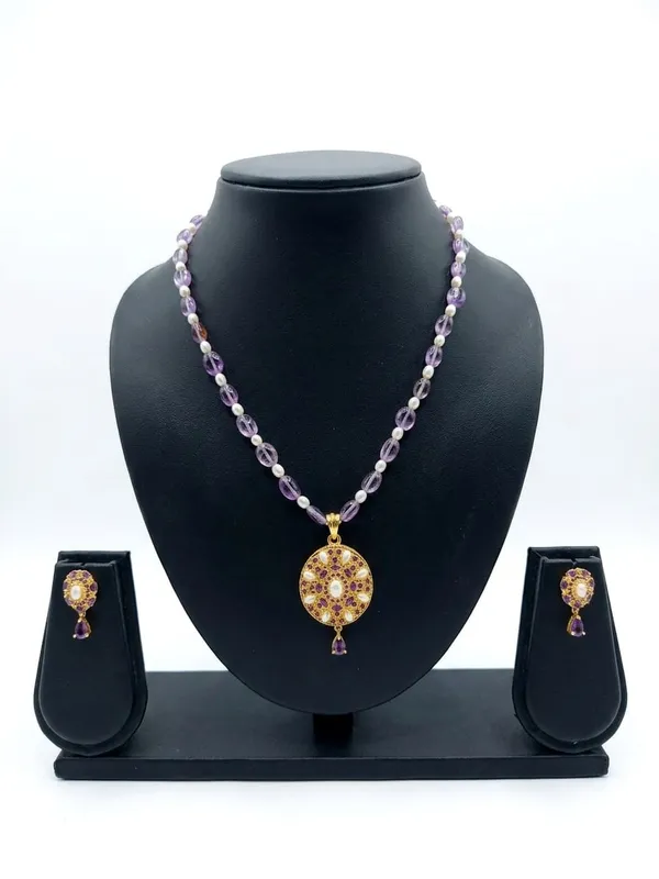 Purple_Crystal_Bead_Floral_Pendant_Necklace_Set_For_Women