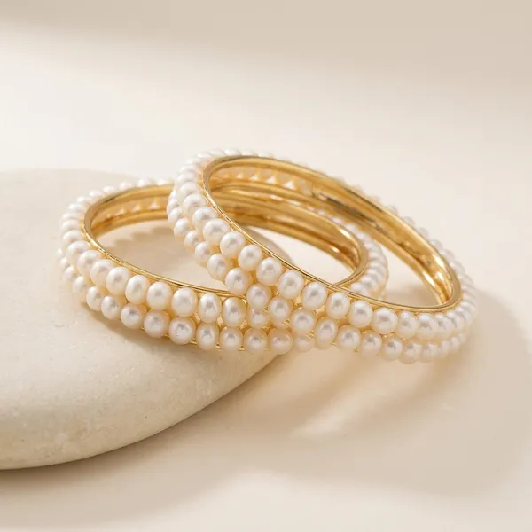 White_Freshwater_Pearl_Bangles_For_Women