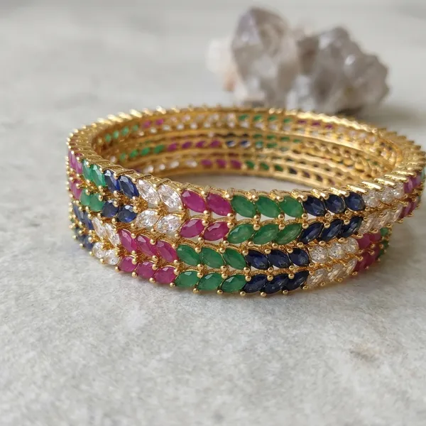 Multicolor_Cz_Stone_Fashion_Bangles_For_Women