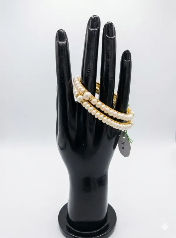 White_Freshwater_Pearl_Bangles_For_Women