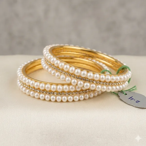 White_Freshwater_Pearl_Bangles_For_Women
