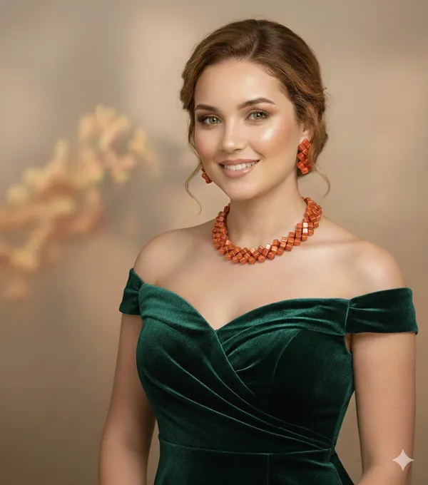 Elegant_Off-Shoulder_Velvet_Evening_Gown_With_Statement_Jewelry_Set