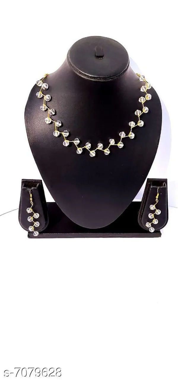 White_Crystal_Zigzag_Necklace