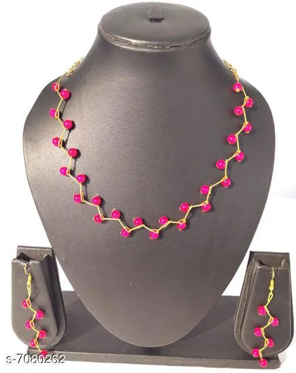 Pink_Lattest_Women_Jewellery_Set_For_Women