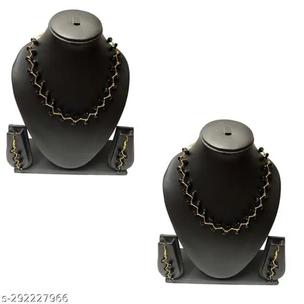Black_Handmade_Zigzag_Crystal_Beads_Jewellery_Set_Crystal_Pack_Of_2_Necklace_Set_Combo_For_Women