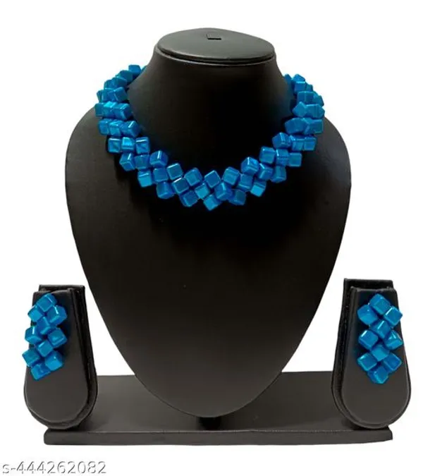Multicolour_Handmade_Pearl_Jewellery_Set_For_Women