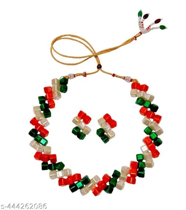 Multicolour_Handmade_Pearl_Jewellery_Set_For_Women