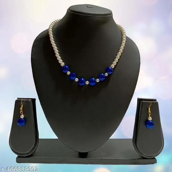 Navy_Blue_Gems_Pearl_Jewellery_Set_Navy_For_Women