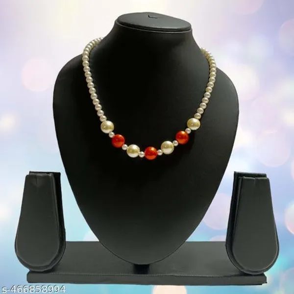 Orange_Gems_Pearl_Jewellery_Set_For_Women