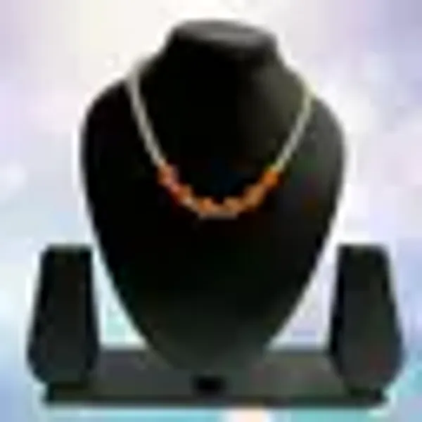 Cream_Orange_Gems_Pearl_Jewellery_Set_For_Women