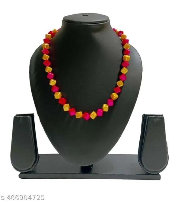 Pink_Square_Single_Line_Jewellery_Set_For_Women