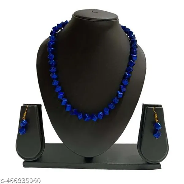 Navy_Blue_Square_Single_Line_Jewellery_Set_For_Women