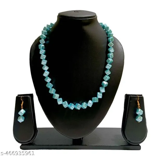 Cyan_Blue_Square_Single_Line_Jewellery_Set_For_Women