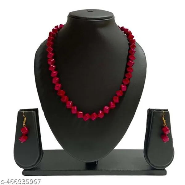 Red_Square_Single_Line_Berry_Jewellery_Set_For_Women
