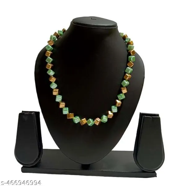 Turquoise_Green_Square_Single_Line_Jewellery_Set_For_Women