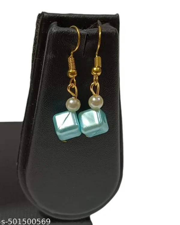 Cyan_Blue_Handmade_Pearl_Jewellery_Set_For_Women