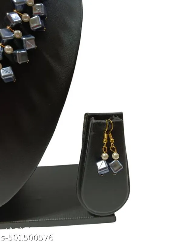 Grey_Handmade_Pearl_Jewellery_Set_Grey_For_Women