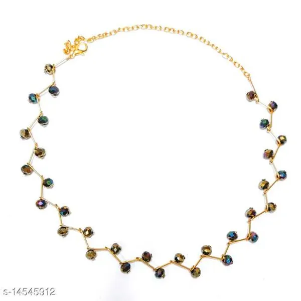 Multicolour_Handmade_Zigzag_Crystal_Beads_Party_Wear_Jewellery_Set_Rainbow_For_Women