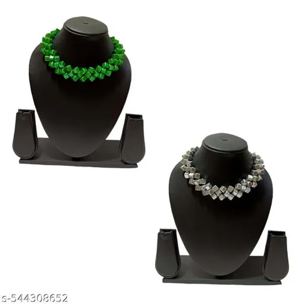 Green_And_Grey_Handmade_Pearl_Jewellery_Set_For_Women_Pack_Of_2