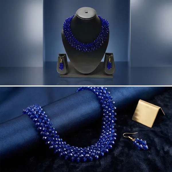 Royal_Blue_Crystal_Beaded_Necklace_Set_With_Matching_Earrings