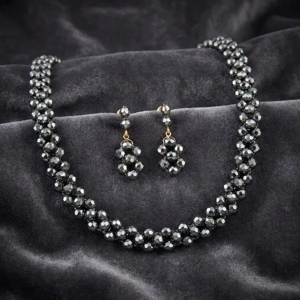 Crystal_&_Pearl_Statement_Necklace_Set_With_Matching_Earrings