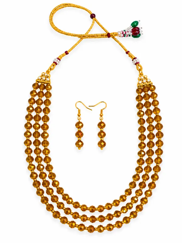 Golden_Crystal_Elegance_Three-Layer_Necklace